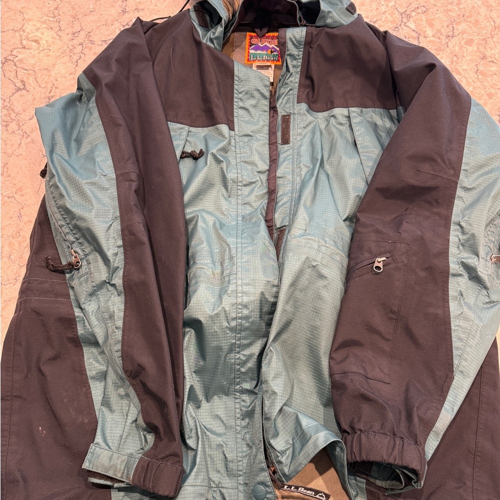 L.L. Bean Gore-Tex Jacket in green and black